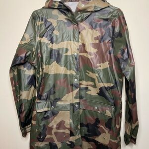 Herschel Supply Company Camouflage Rain Jacket